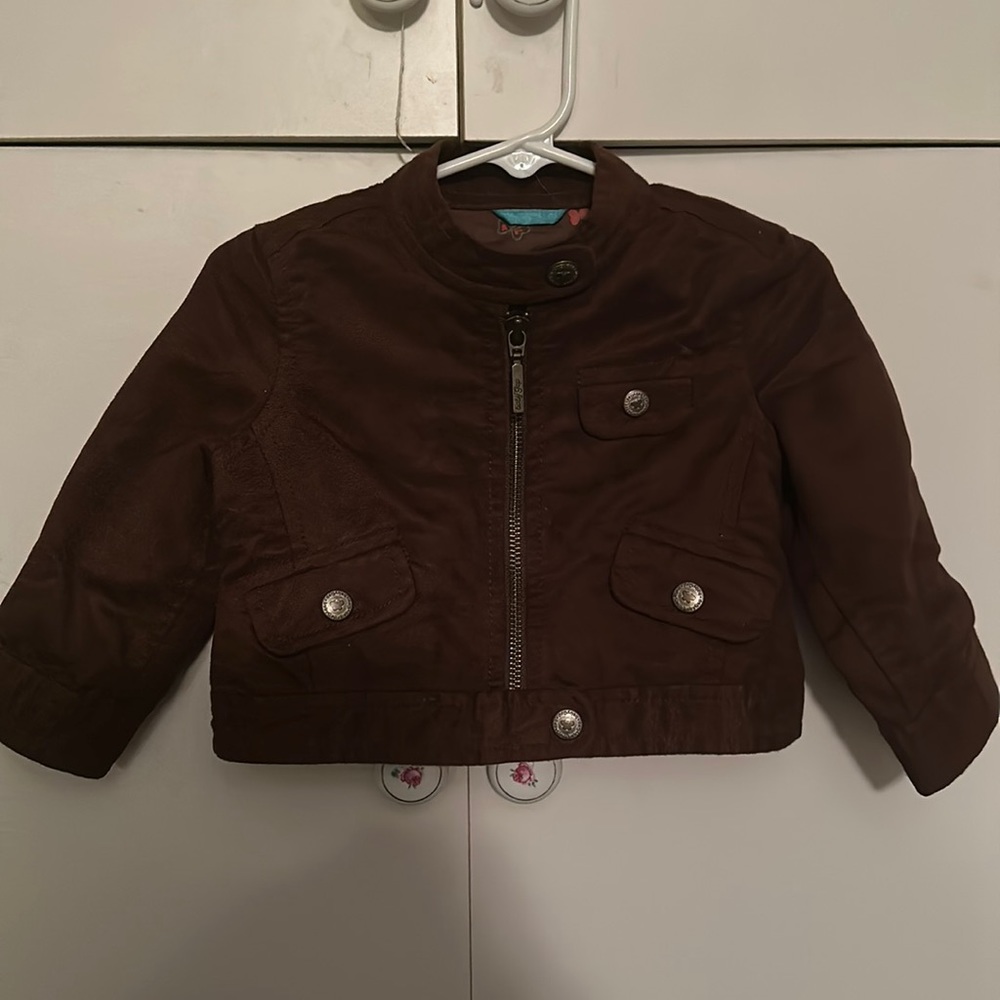 Gap suede like brown jacket